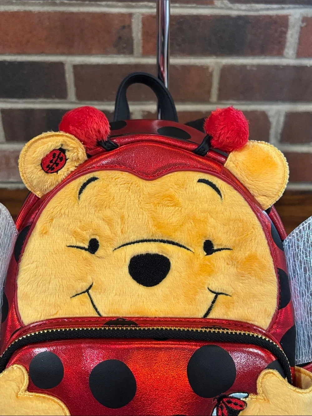 Loungefly Disney Winnie thePooh Ladybug Halloween Costume Mini Backpack